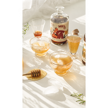 Mielo drinks photo with transparent side padding